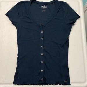 hollister girls slim tee